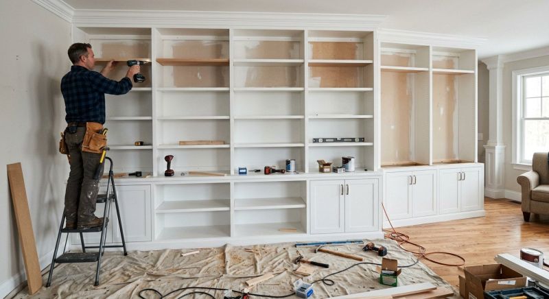 Built In Storage Installation in Charlotte, NC