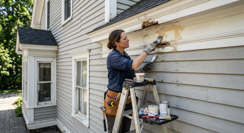 Exterior Window Molding Repair in Overland Park, KS