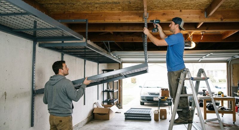 Garage Tool Rack Installation in Fairfax, VA