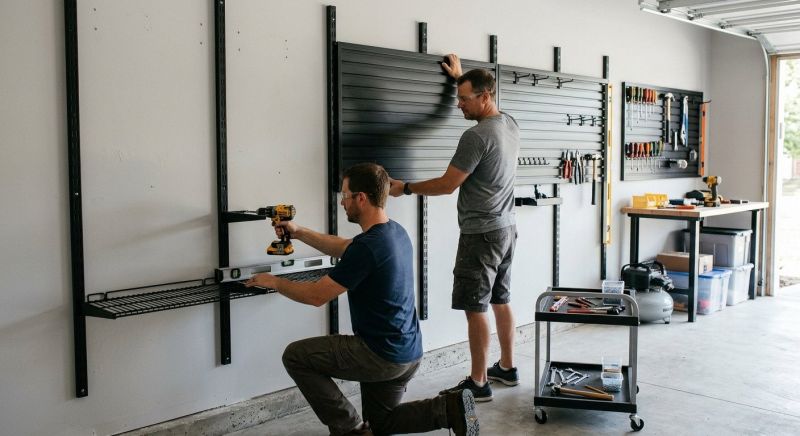 Garage Tool Rack Installation in Montgomery County, MD