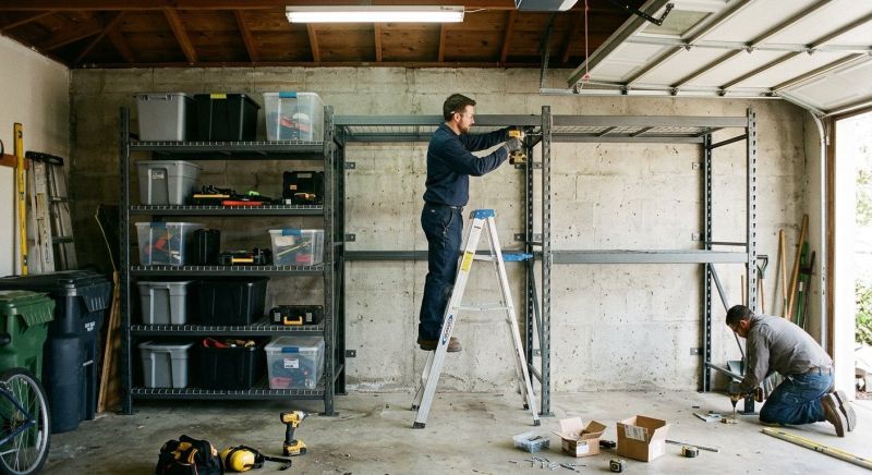 Garage Tool Rack Installation in Montgomery County, MD