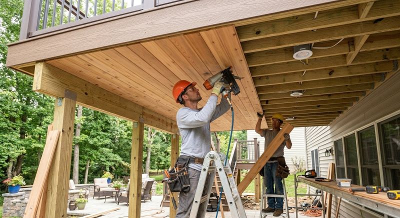Porch Ceiling Replacement in Kansas City, KS